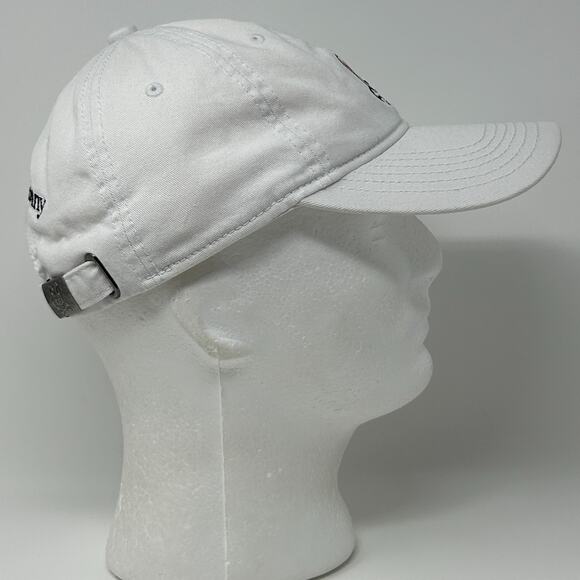 Psycho Bunny Dad Hat Baseball Cap Unstructured 6 Panel Strapback White - Picture 8 of 13